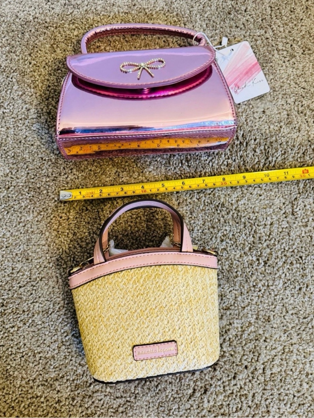 New mini pink bags